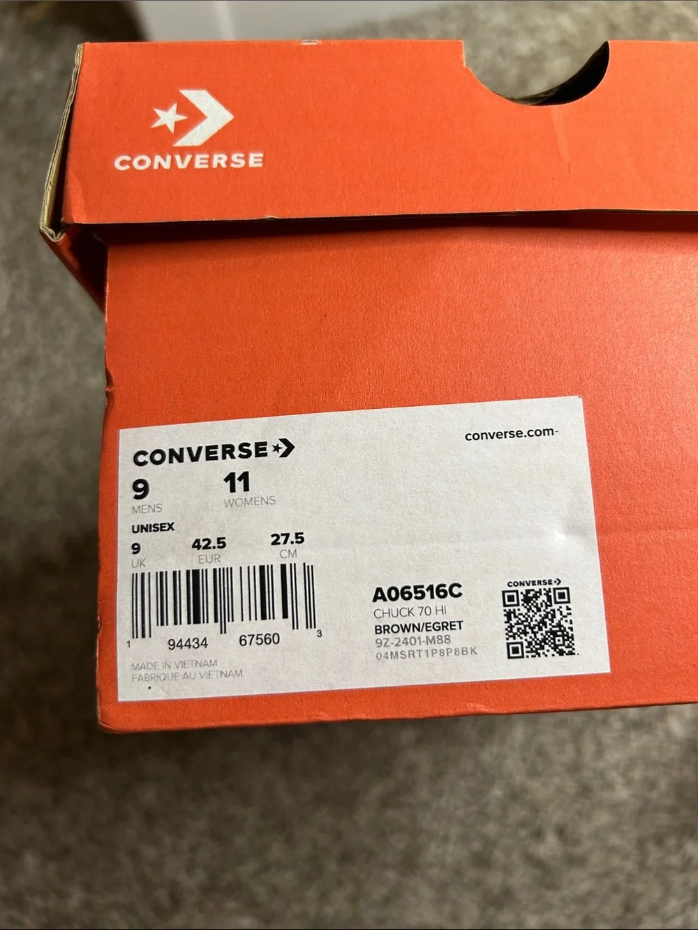 Converse new tags